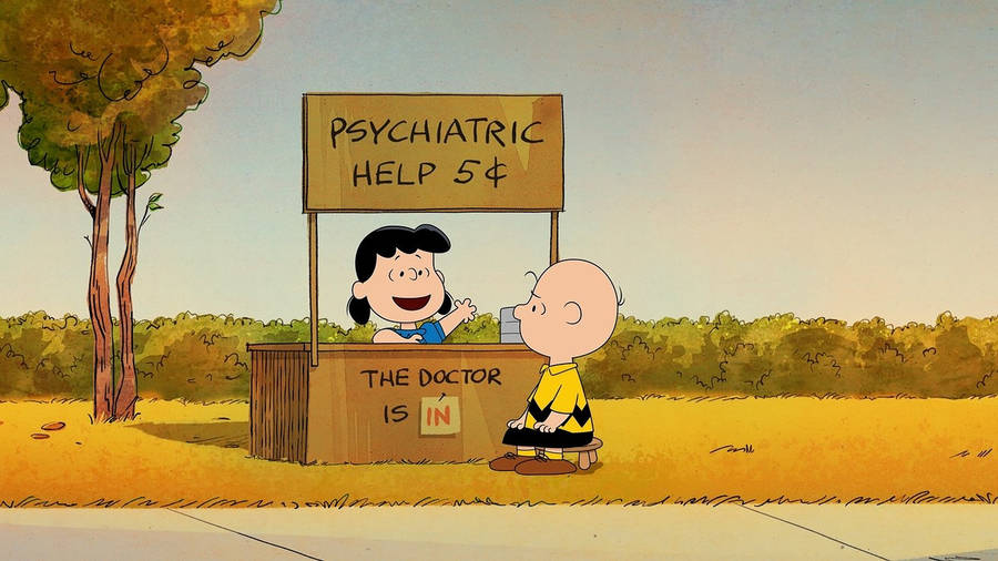 Lucy Van Pelt And Charlie Booth Wallpaper