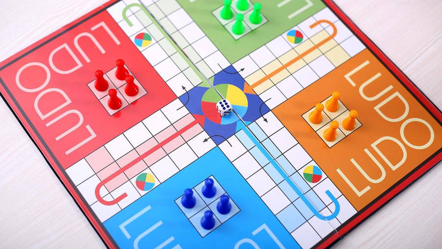 Ludo King Orange Green Red Blue Wallpaper