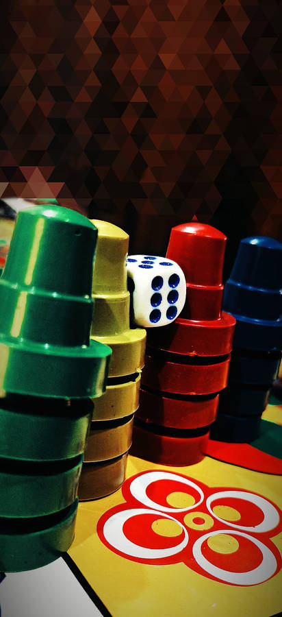 Ludo King Tokens And Dice Wallpaper