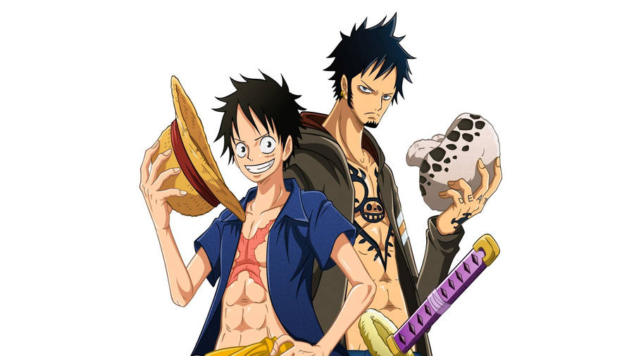 Luffy And Trafalgar Law Wallpaper