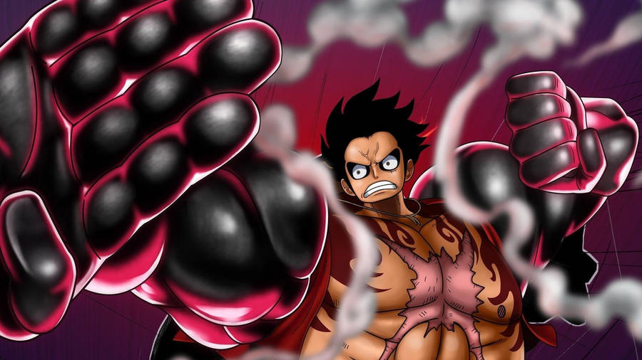 Luffy Gear 4 Black Fists Wallpaper