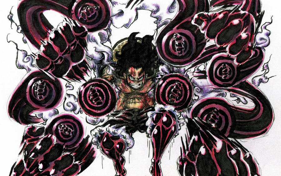 Luffy Gear 4 Gomu Gomu Bazooka Wallpaper