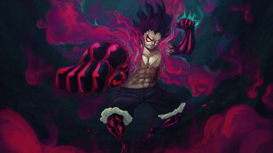 Luffy Gear 4 Gothic Wallpaper