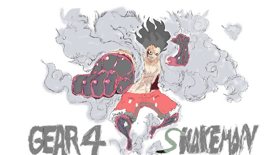 Luffy Gear 4 Snakeman Wallpaper