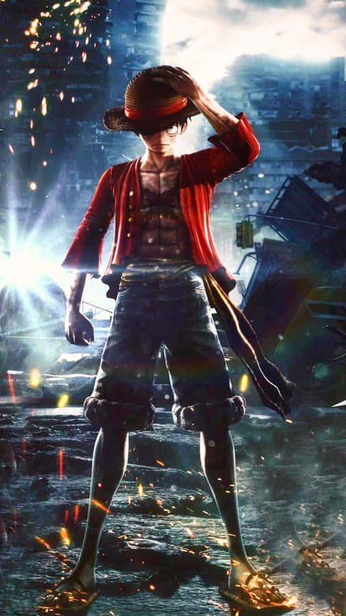 Luffy Standing Wallpaper