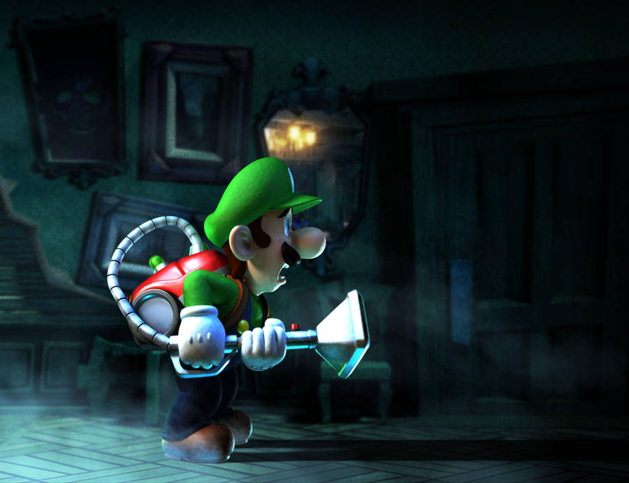 Luigi's Mansion 3 Luigi In Mansion Hallway Wallpaper