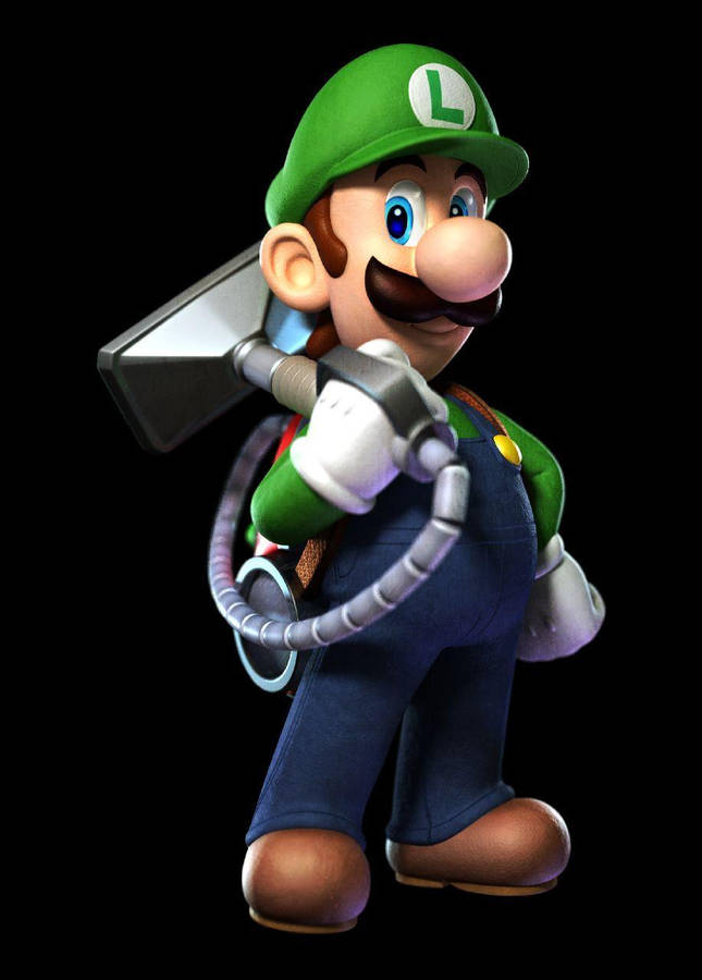 Luigi's Mansion 3 Luigi With Poltergust Wallpaper