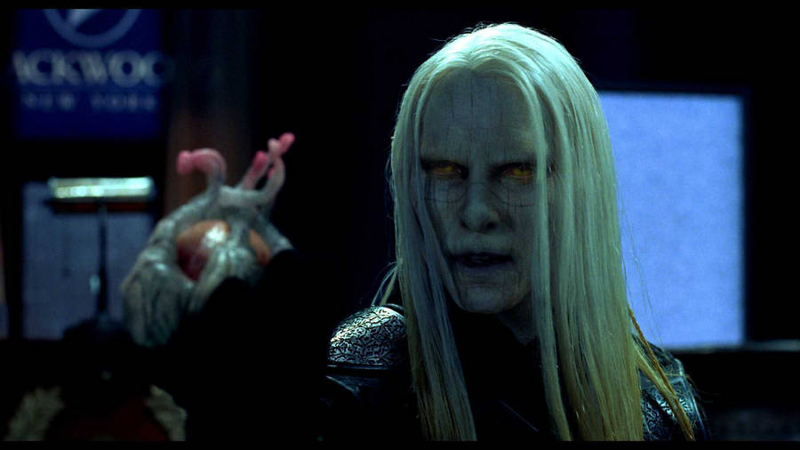 Luke Goss As Prince Nuada With White Hair Wallpaper