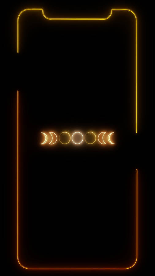 Lunar Neon Aesthetic Iphone Wallpaper