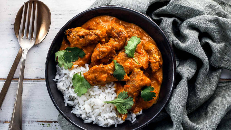 Luscious Butter Chicken Curry Wallpaper