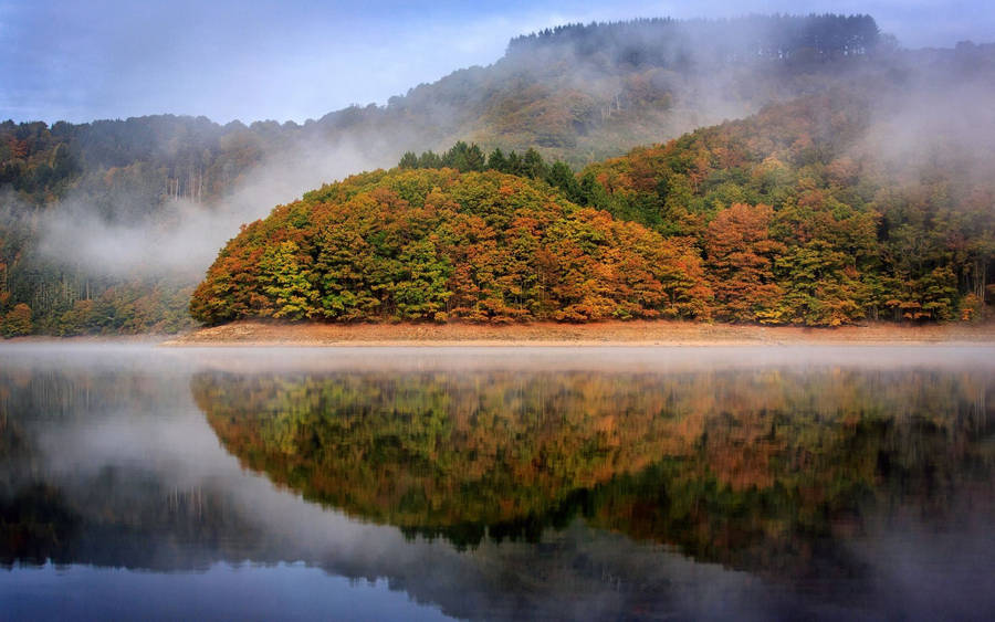 Luxembourg Calm Waters Wallpaper