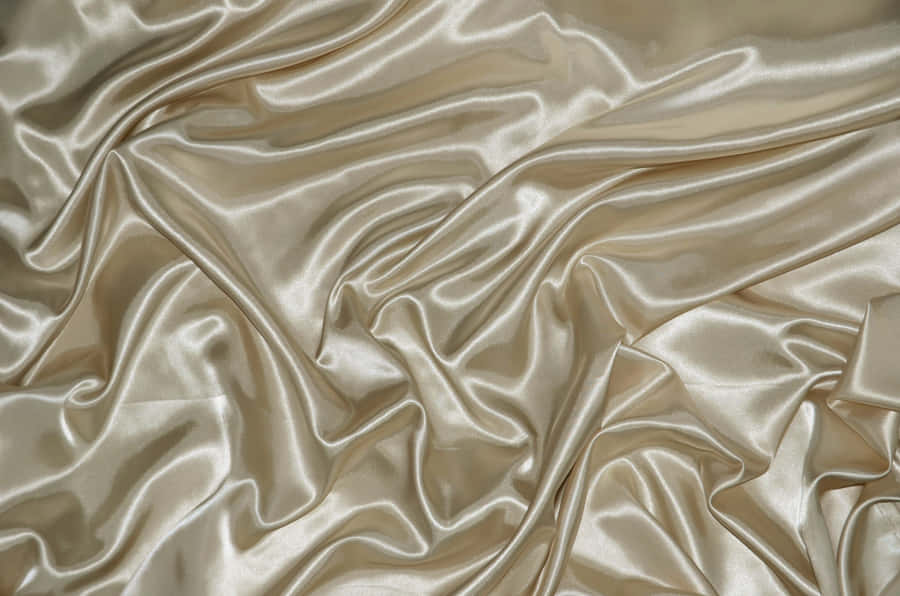 Luxurious Gold Silk Fabric Swatches Wallpaper