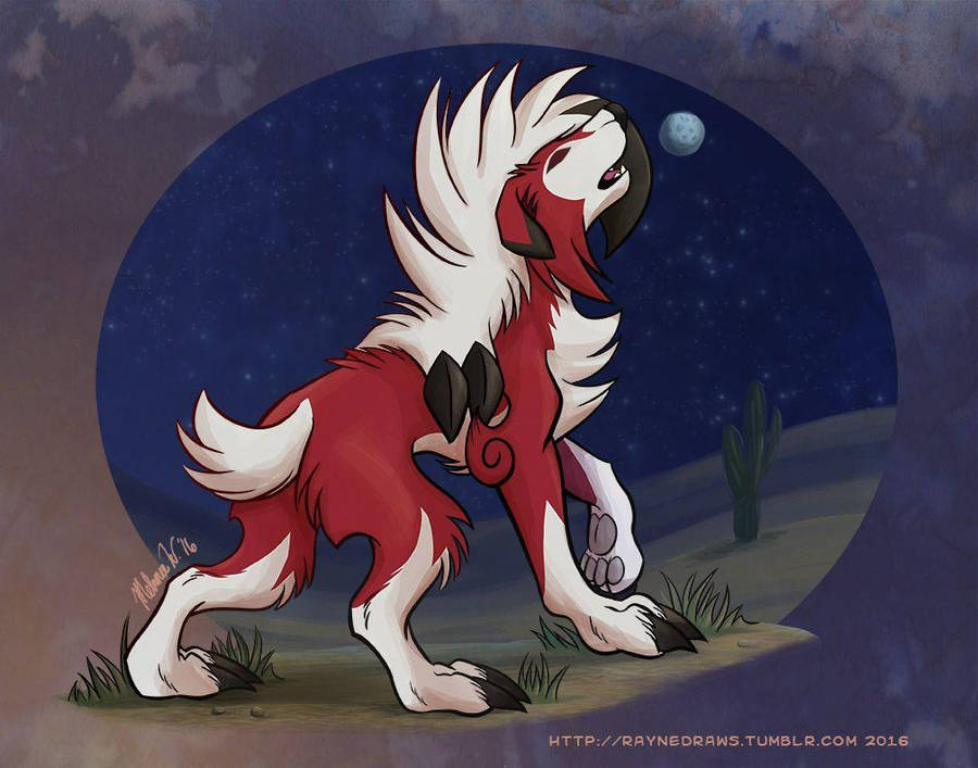 Lycanroc Midnight Howl Wallpaper