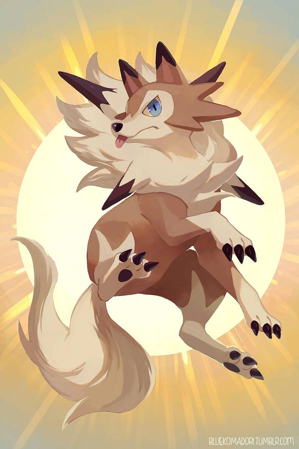 Lycanroc Sun Wallpaper