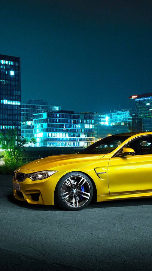 M4 Gold Bmw Iphone X Wallpaper