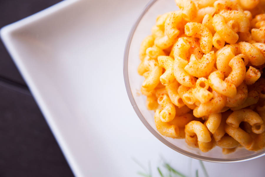 Mac And Cheese Aesthetic Shot Wallpaper