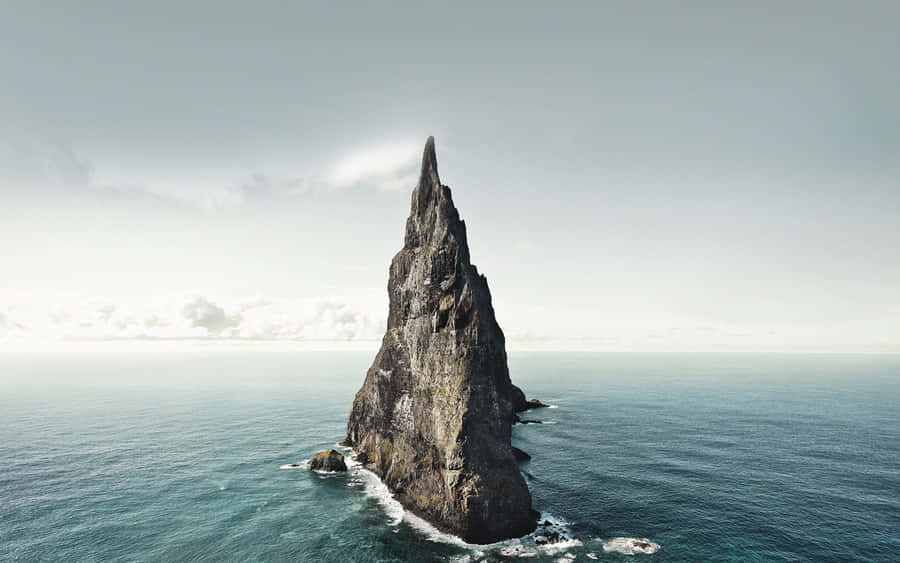 Macbook Retina With A Rock Formation Wallpaper