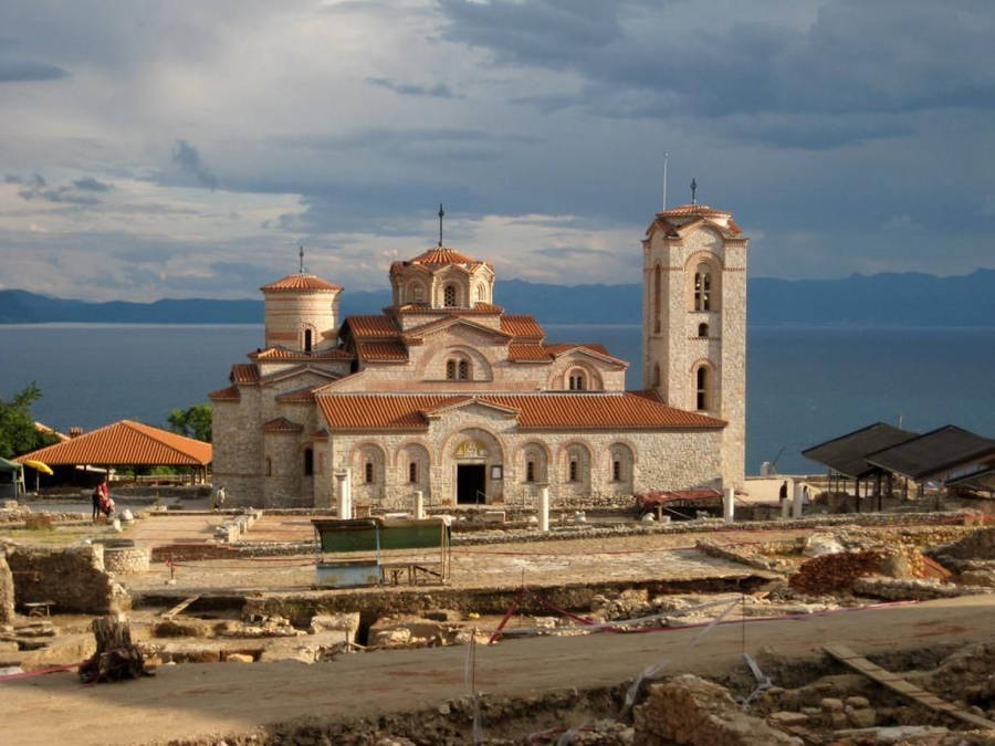 Macedonia Iglesia De San Pantaleón Wallpaper