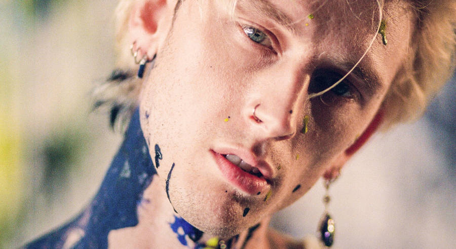 Machine Gun Kelly Close-up Portrait Wallpaper