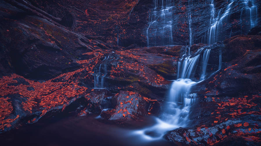 Macos Mojave Waterfalls Wallpaper