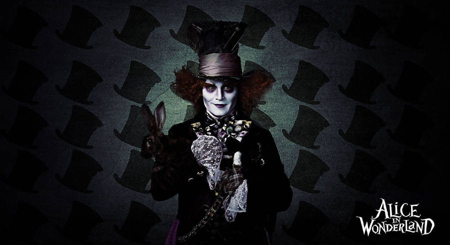 Mad Hatter Alice In Wonderland 2010 Wallpaper