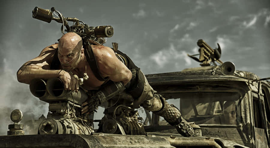 Mad Max Fury Road Action Scene Wallpaper