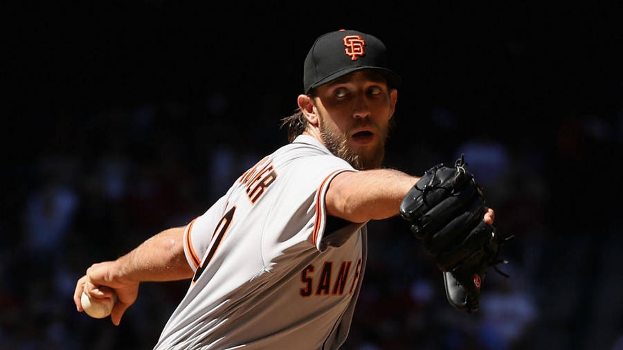 Madison Bumgarner Black Baseball Cap Wallpaper