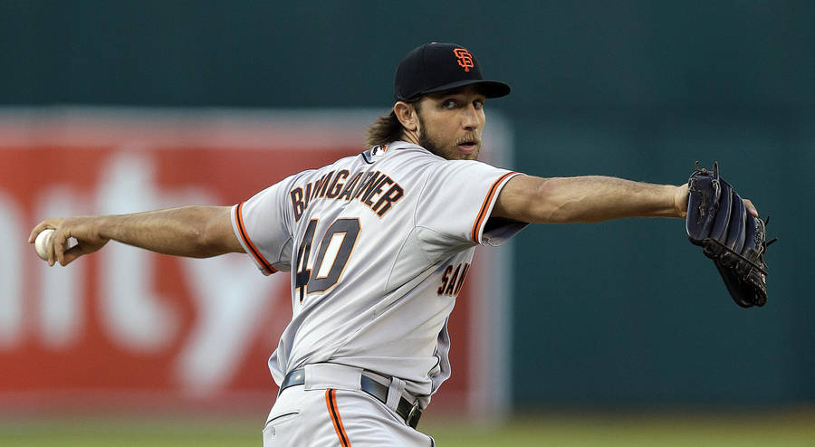 Madison Bumgarner Swinging Arms Wallpaper