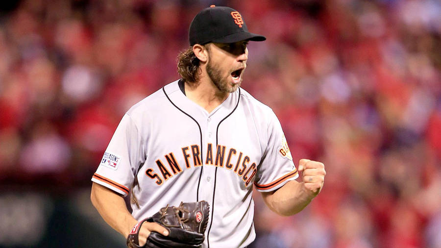 Madison Bumgarner Yelling Wallpaper