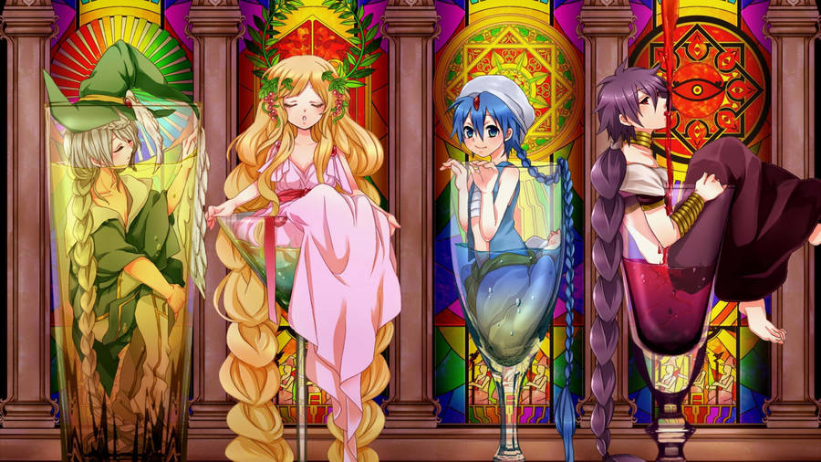 Magi The Kingdom Of Magic Goblet Wallpaper