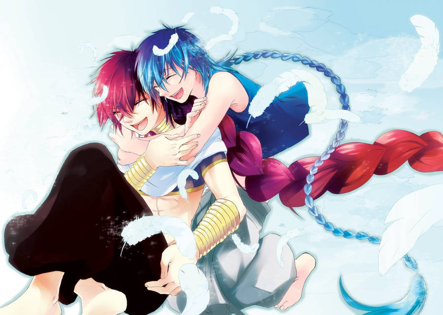 Magi The Kingdom Of Magic Hug Wallpaper