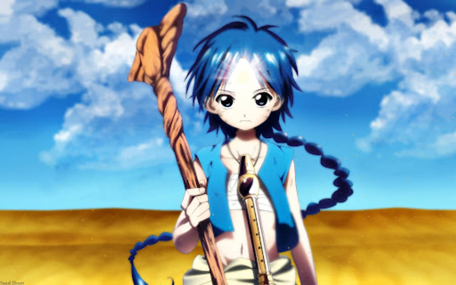 Magi The Labyrinth Of Magic Blue Magi Wallpaper