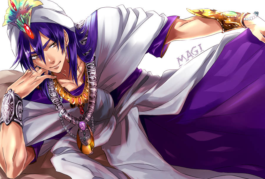 Magi The Labyrinth Of Magic Sinbad Landscape Wallpaper