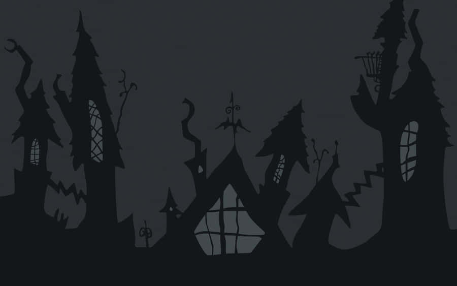 Magical Journey In Halloweentown Wallpaper