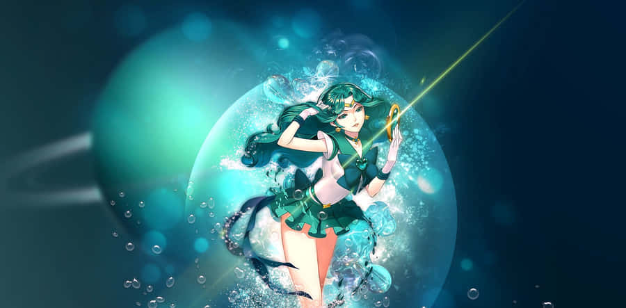 Magical Power Of Sailor Neptune Wallpaper