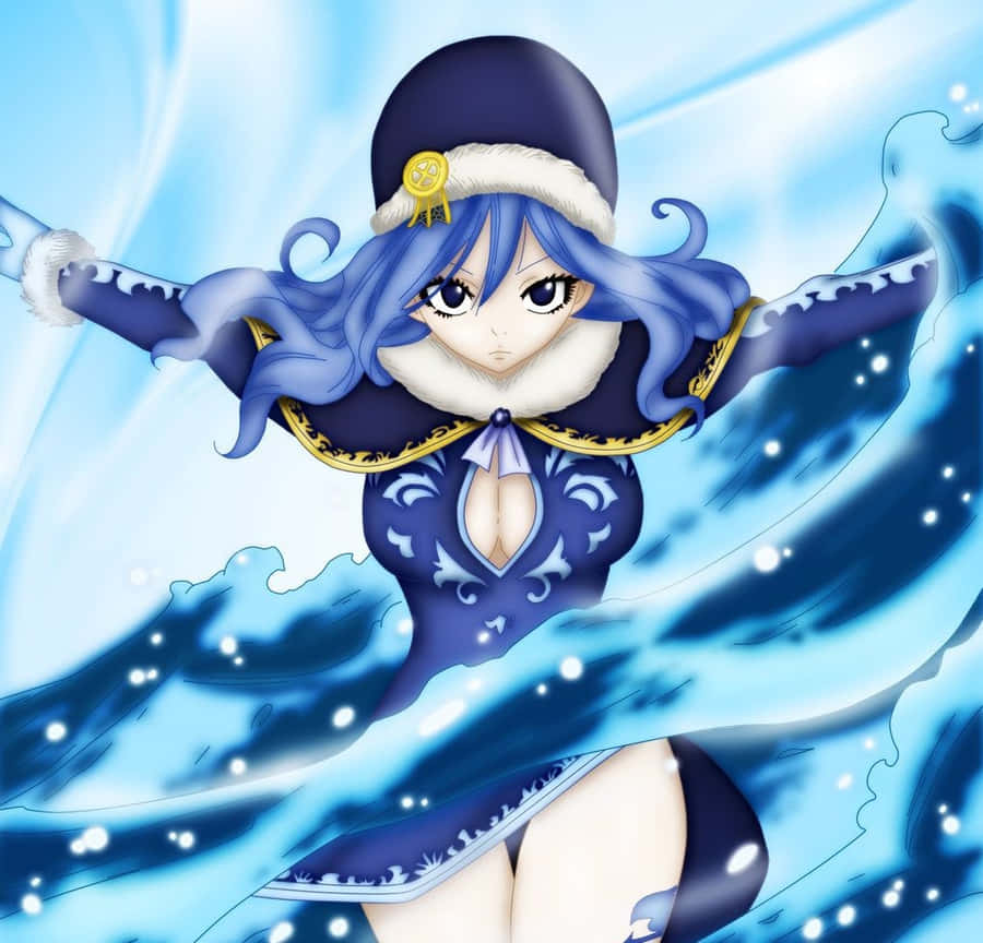 Magical Rainfall - Juvia Lockser From Fairy Tail Wallpaper