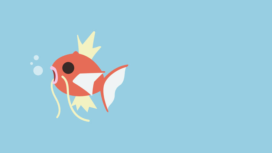 Magikarp Black Eye Bubbles Wallpaper