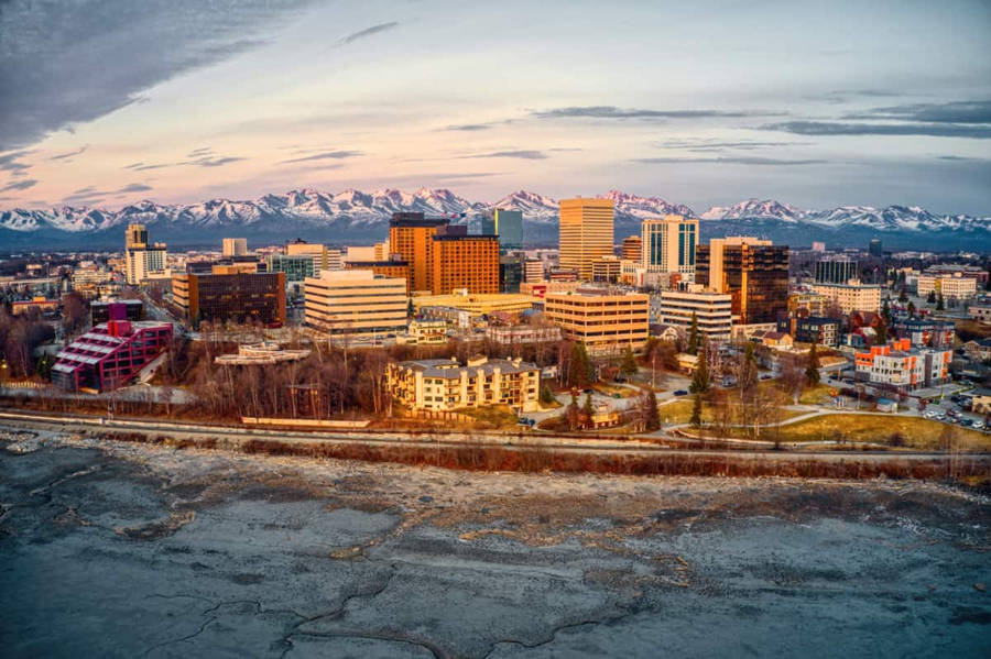 Magnificent Landscape Of Anchorage Wallpaper