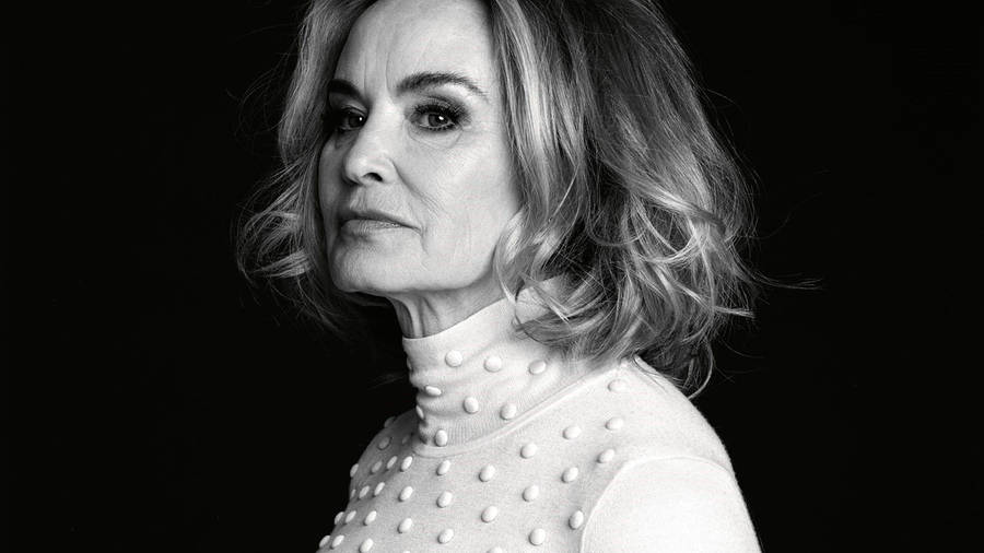 Magnificent Monochromatic Of Jessica Lange Wallpaper