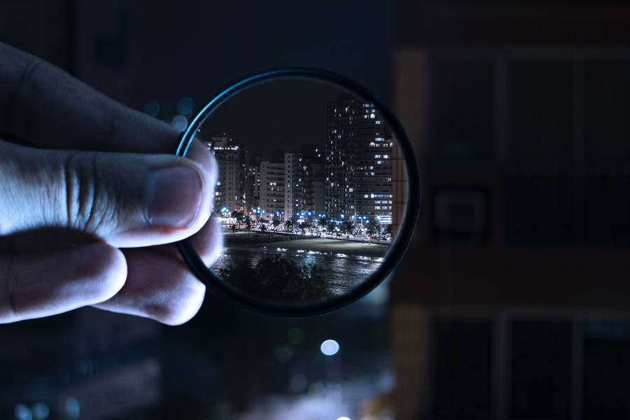 Magnifying Glass With Strong Focus Wallpaper