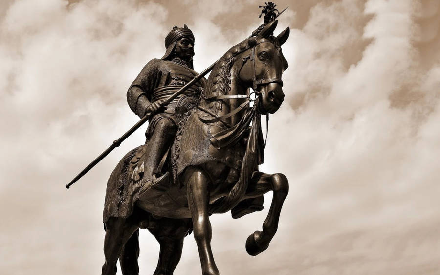 Maharana Pratap Sepia 4k Wallpaper