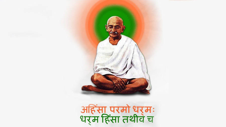 Mahatma Gandhi - The Peaceful Revolutionary Wallpaper