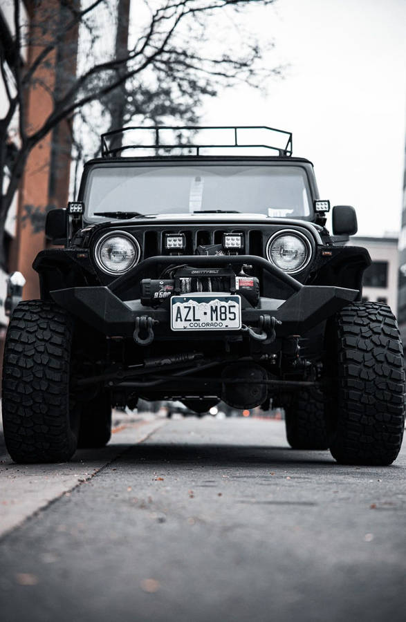 Mahindra Thar Black Jeep Wallpaper