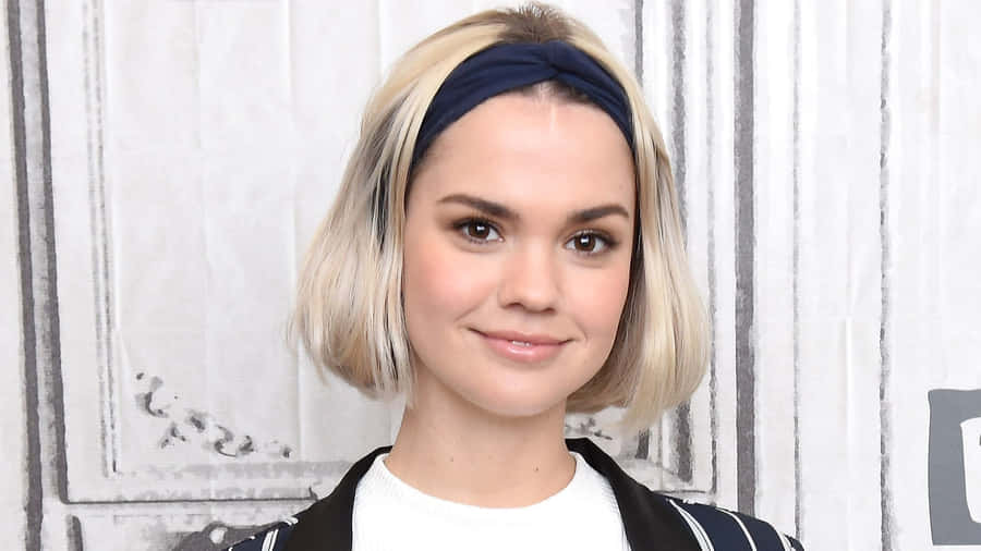 Maia Mitchell Headband Smile Wallpaper