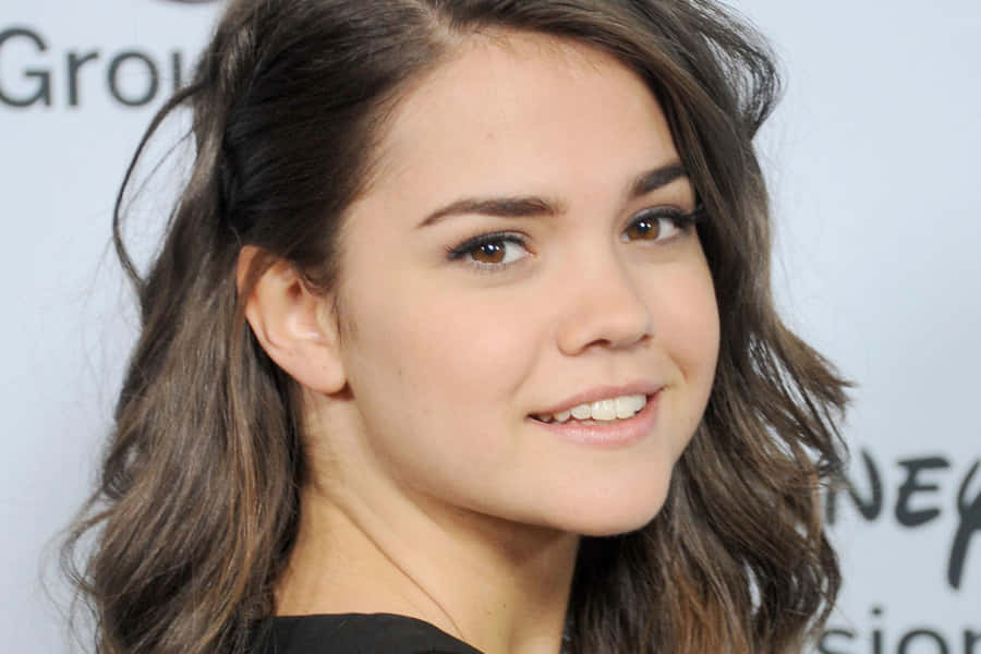 Maia Mitchell Smiling Closeup Wallpaper