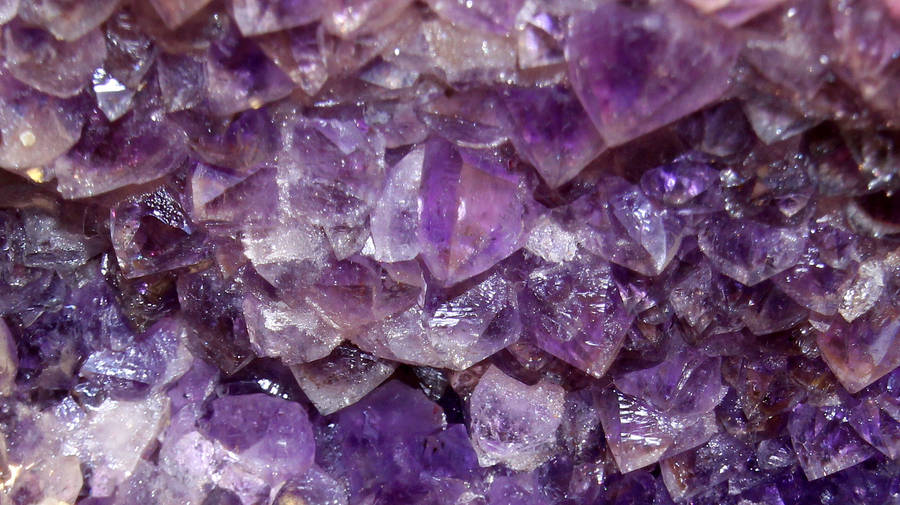 Majestic Amethyst Cluster Wallpaper