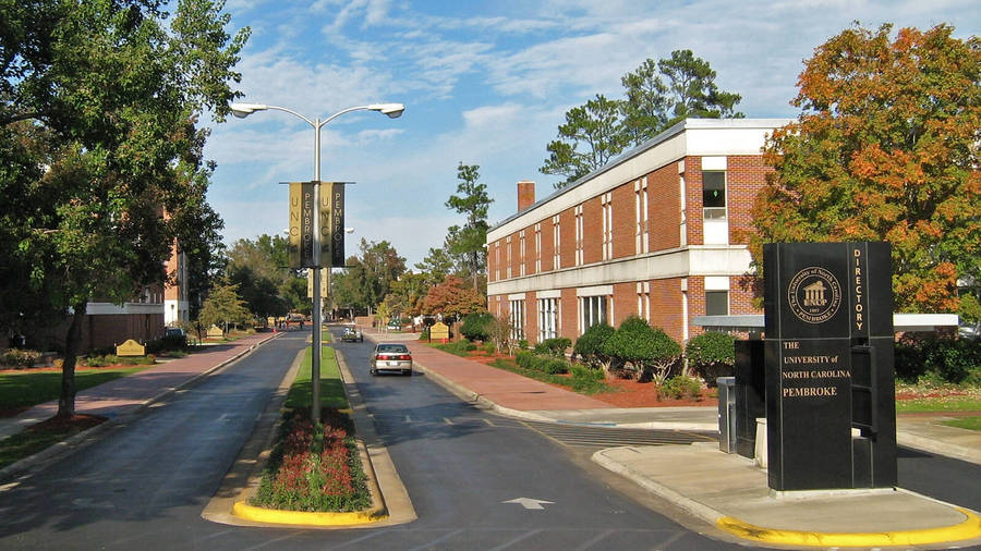 Majestic Campus Of The University Of North Carolina At Pembroke Wallpaper