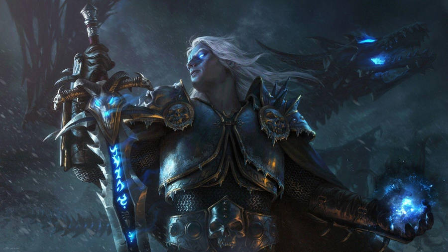 Majestic Death Knight Lich King Wallpaper