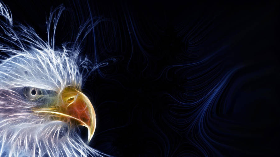 Majestic Digital Art Of Aguila Head Wallpaper