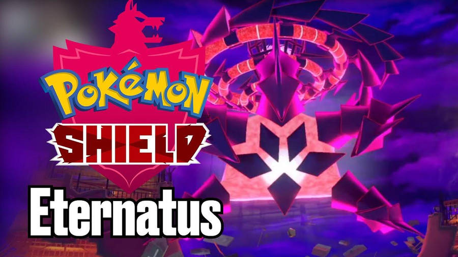 Majestic Eternatus Unleashed – The Pokémon Shield Behemoth Wallpaper